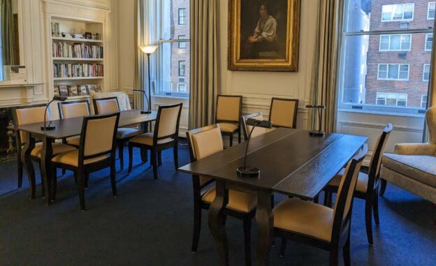New York society library chairs